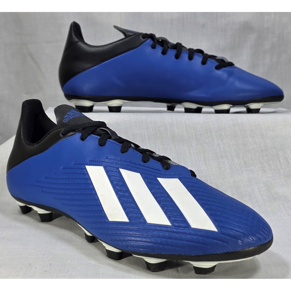 Adidas X 19.4 FxG Soccer Cleats Royal Blue Black White EF1698 Mens 9.5